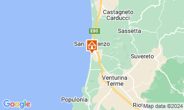 Map San Vincenzo Apartment 127220