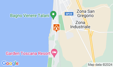 Map San Vincenzo Apartment 127220