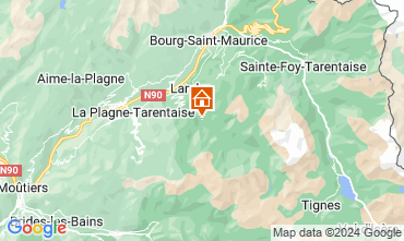 Map Peisey-Vallandry Chalet 4758