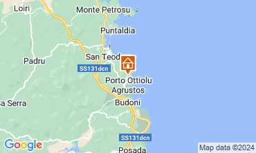 Map Porto Ottiolu Apartment 97801