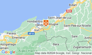 Map Hendaye House 119668