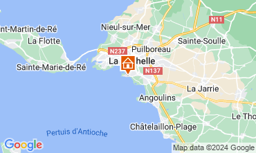 Map La Rochelle Apartment 62173
