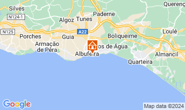 Map Albufeira Apartment 124842