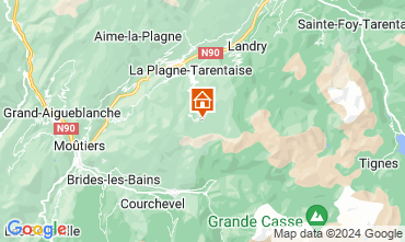 Map La Plagne Studio 57332