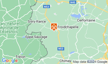 Map Chimay Self-catering property 13238