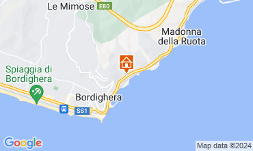 Map Bordighera Apartment 101481