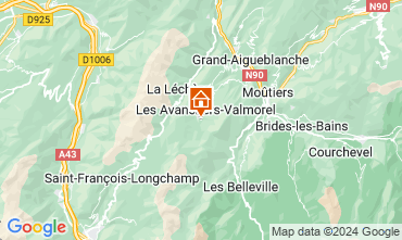 Map Valmorel Apartment 58702