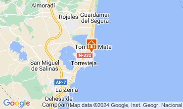 Map Torrevieja Apartment 83846