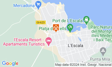 Map L'Escala Apartment 120257