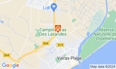 Map Valras-Plage Mobile home 95160