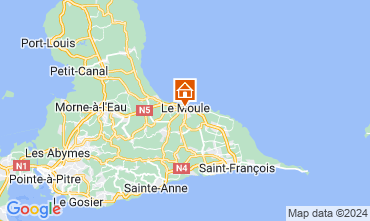 Map Le Moule Apartment 128331