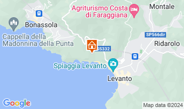 Map Levanto Villa 100451