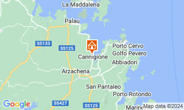 Map Cannigione Apartment 112050