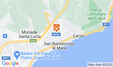 Map San Bartolomeo al Mare Studio 10219