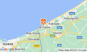 Map De Panne Apartment 54320