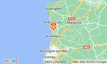 Map Wimereux House 117593