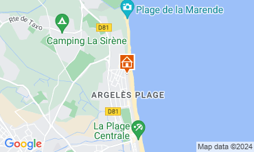 Map Argeles sur Mer Studio 99928
