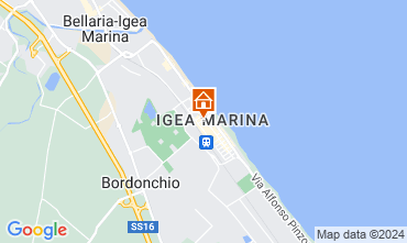 Map Bellaria Igea Marina Apartment 64492