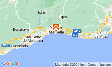 Map Marbella Apartment 121327