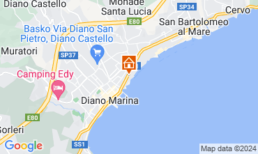 Map Diano Marina Apartment 50004