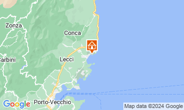 Map Ste Lucie de Porto Vecchio Villa 112600