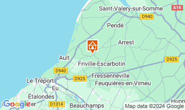 Map Saint Valry sur Somme Self-catering property 129151