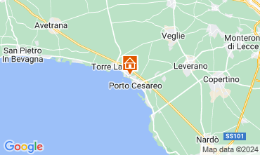 Map Porto Cesareo Apartment 103263