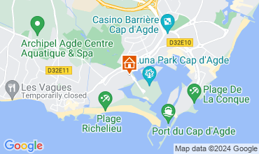 Map Cap d'Agde Studio 6233