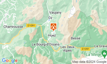 Map Alpe d'Huez Apartment 36