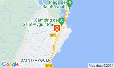 Map Saint Aygulf Studio 128025
