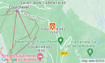 Map Courchevel Apartment 26769