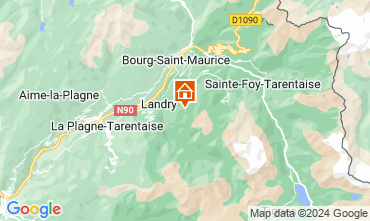 Map Les Arcs Chalet 131