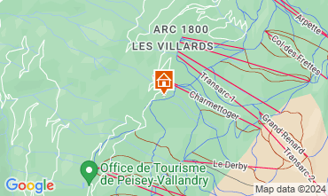 Map Les Arcs Chalet 131