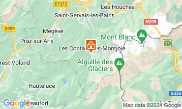 Map Les Contamines Montjoie Studio 50448