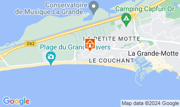 Map La Grande Motte Studio 70839