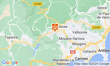 Map Grasse Apartment 128987