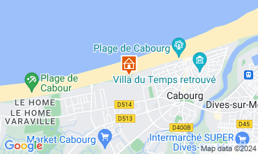 Map Cabourg Apartment 55705