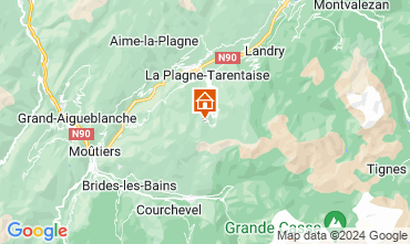 Map La Plagne Studio 67091