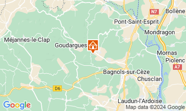 Map La Roque-sur-Cze Self-catering property 69702