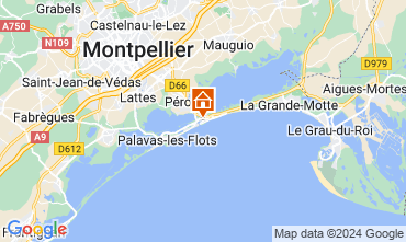 Map Carnon Plage Apartment 68800