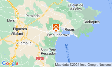 Map Empuriabrava Apartment 128374