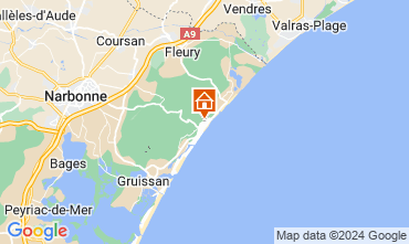 Map Narbonne plage Mobile home 127152