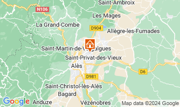 Map Anduze Villa 94234