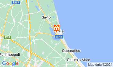 Map Cervia Apartment 109534