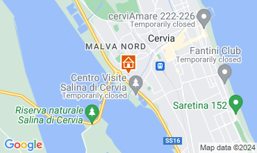 Map Cervia Apartment 109534