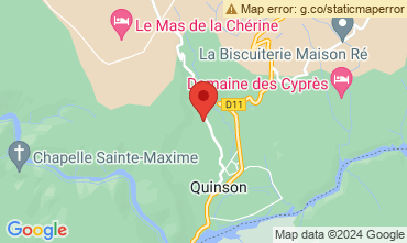 Map Sainte-Croix-du-Verdon Villa 114381