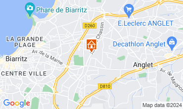 Map Biarritz Apartment 124127