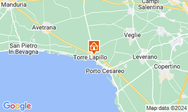 Map Porto Cesareo Villa 121631