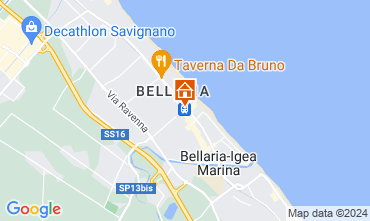 Map Bellaria Igea Marina Apartment 76604