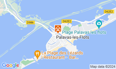 Map Palavas-les-Flots Studio 128778